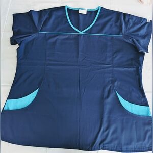Women's Plus Size Scrub Top By UA Scrubs Size 2X